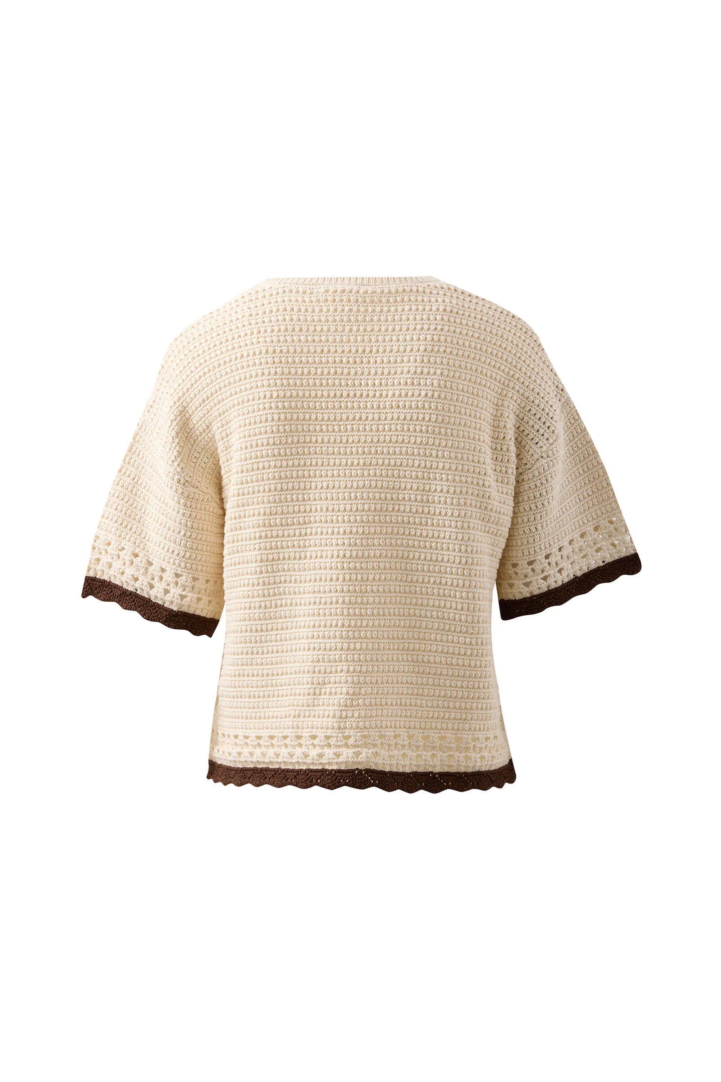 Blair Knit Tee- Ecru