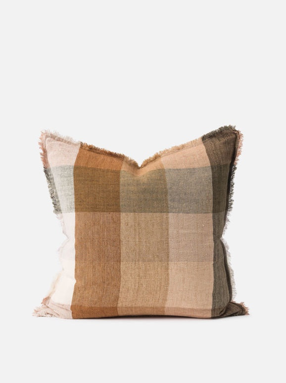 Casa Linen Cushion Pickle/Multi