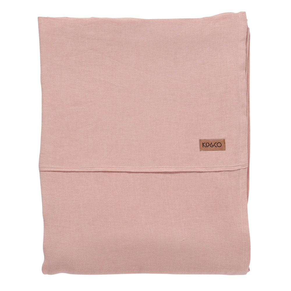 Kip & Co Soft Rose Linen Flat Sheet- Queen - The Artisan Storeroom