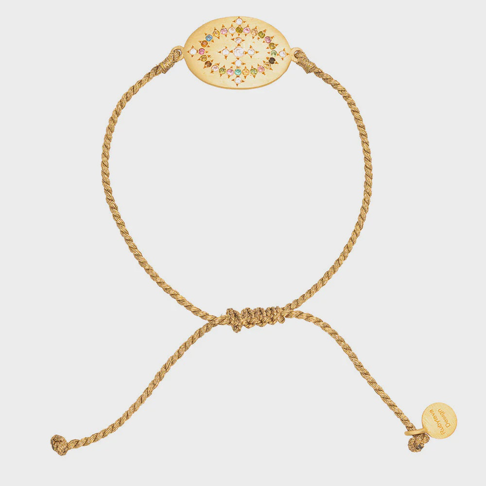 Adjustable Multi Tourmaline Cleopatra Bracelet
