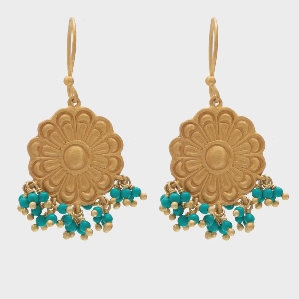 Berber Earrings- Turquoise