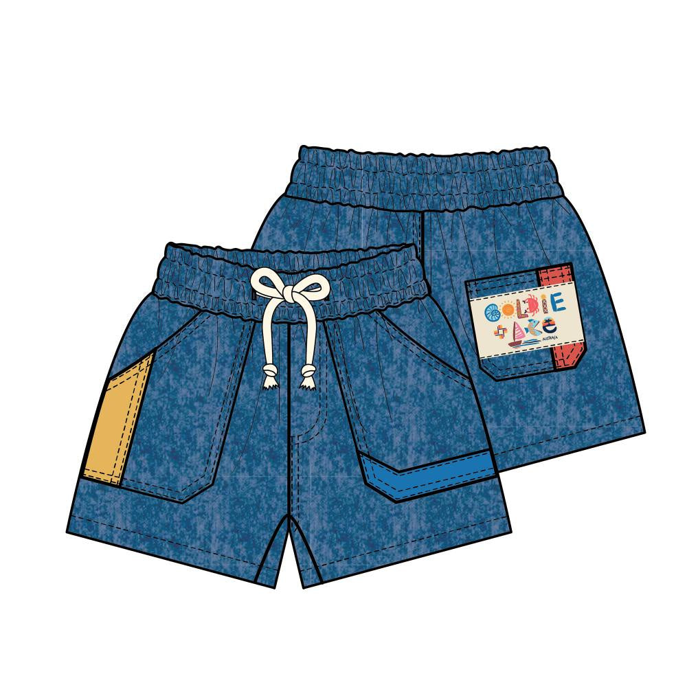 PRIMARY POP NOAH DENIM SHORTS