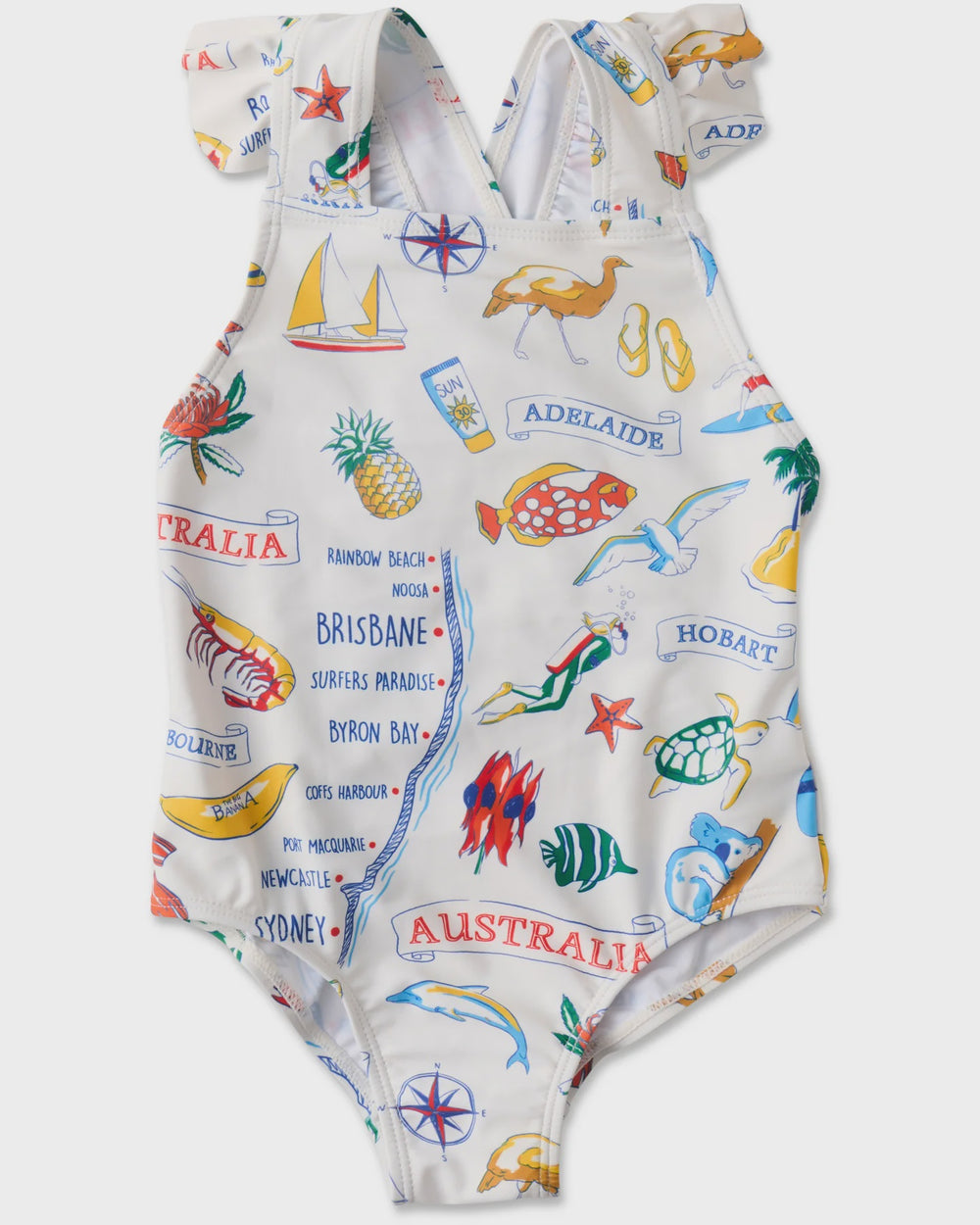 Aussie Road Trip One Piece Bathers