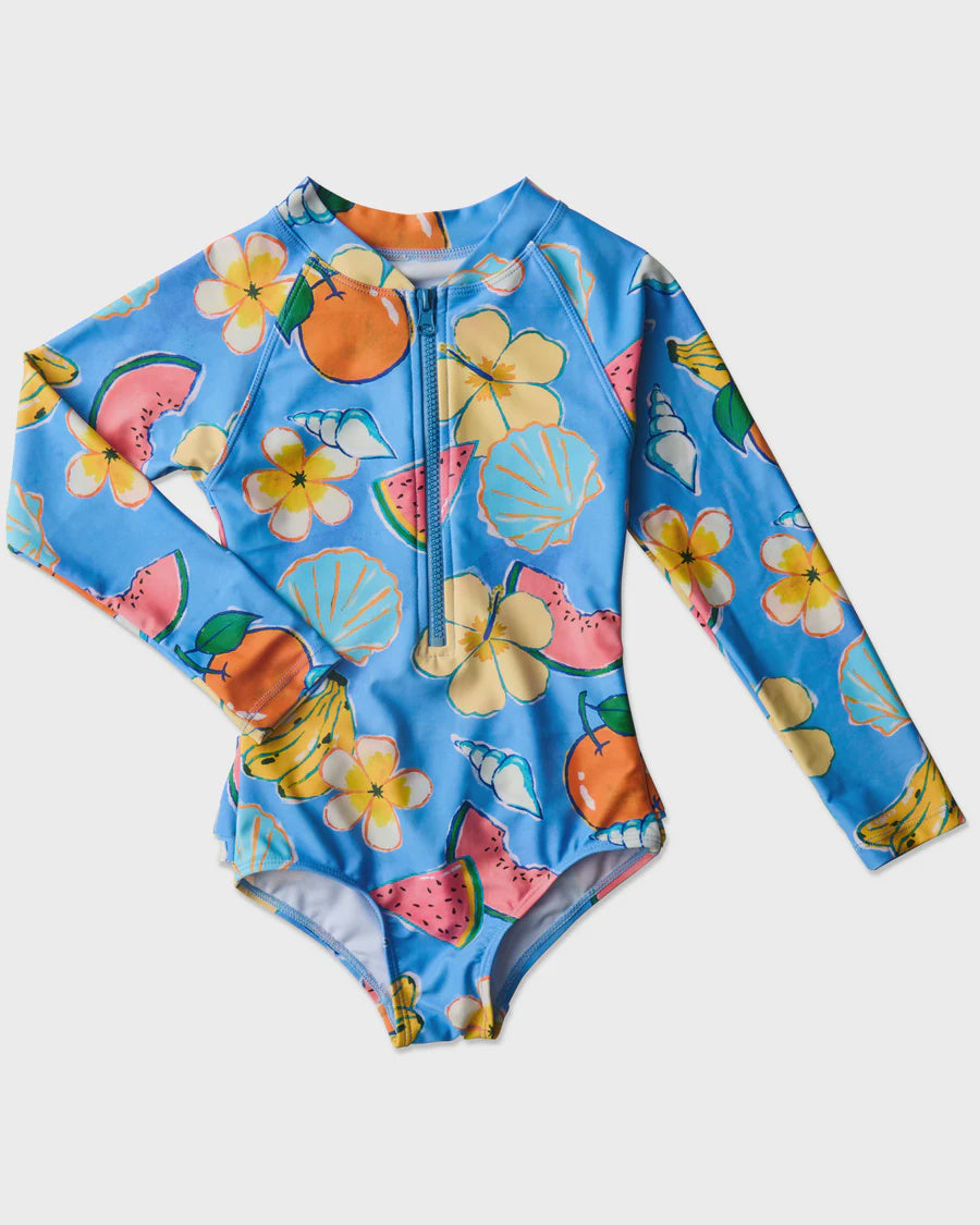 Paradise Found Long Sleeve Bathers
