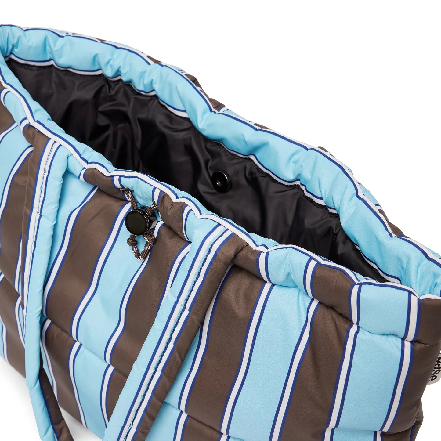 
                  
                    Scrunch Base Bag Chocolate/Blue Stripe
                  
                