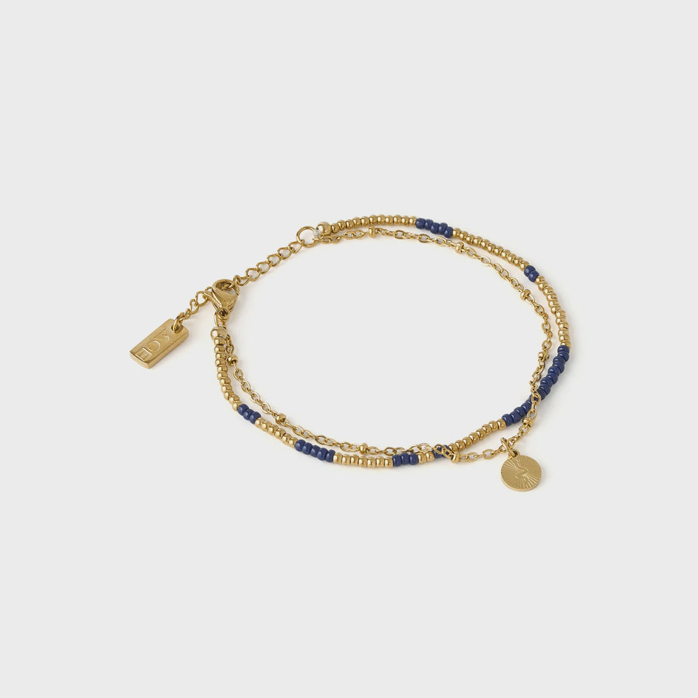 Cobra Gold Bracelet- Midnight