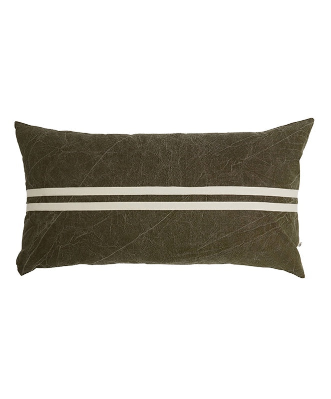 Wanderful Cushion I Dark Shadow / Natural 90cmx48cm