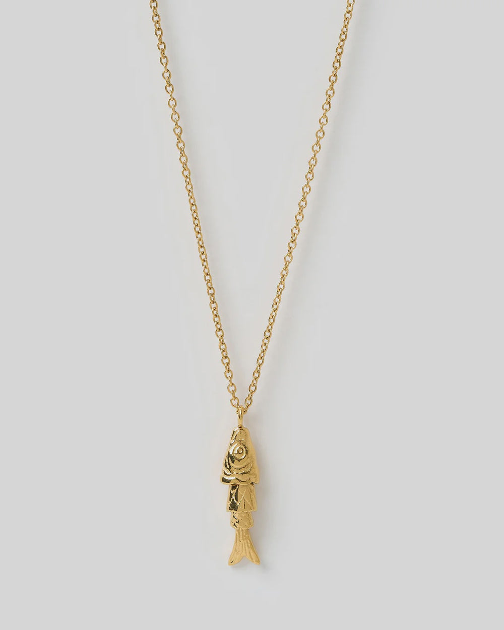 Fishbone Gold Necklace
