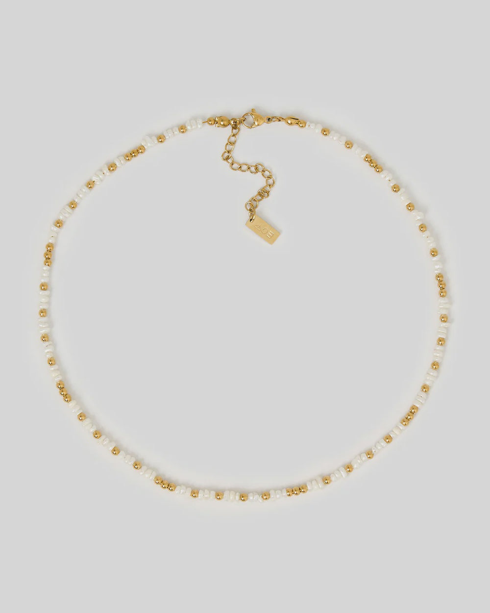 Lucia Pearl and Gold Necklace