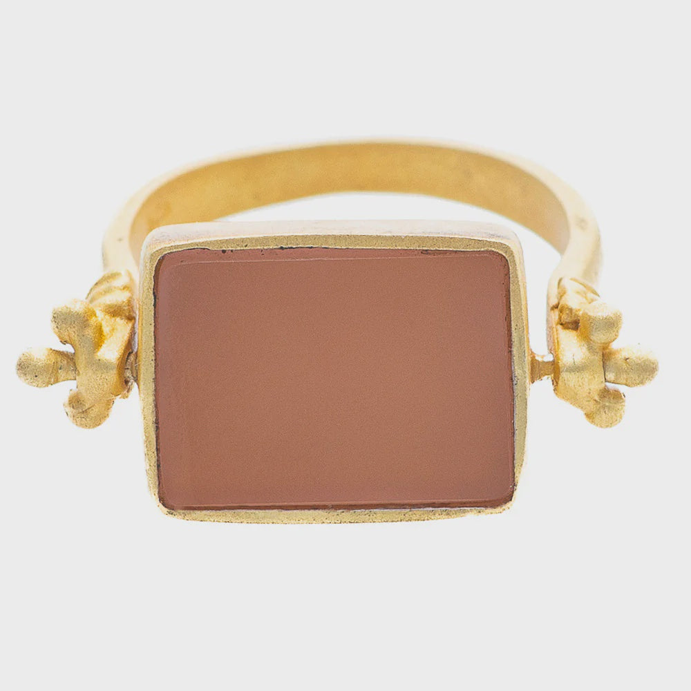 Esther Ring Pink Chalcedony