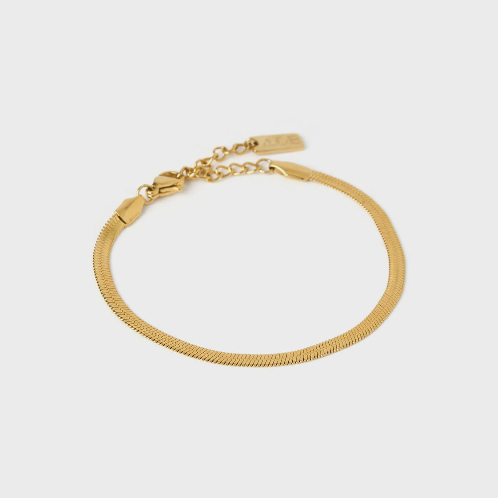 Sylvia Gold Snake Chain Bracelet