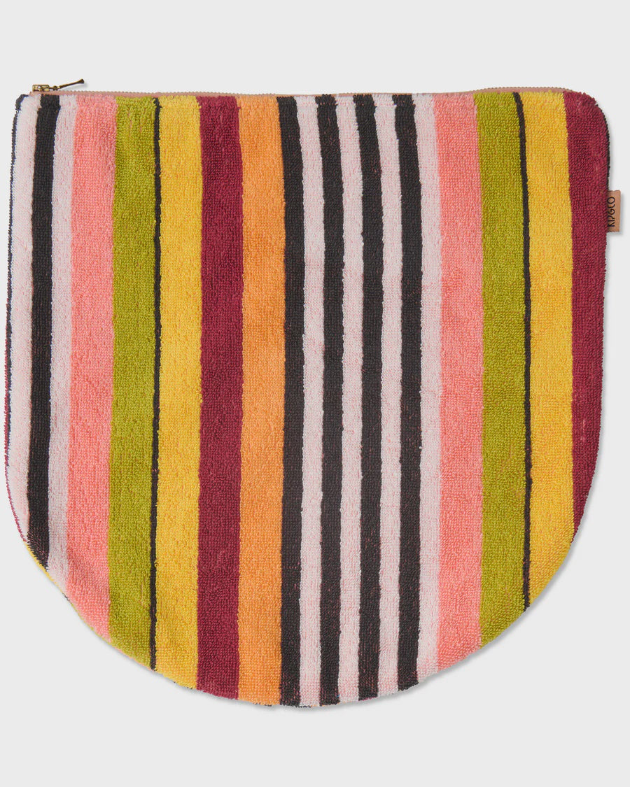 Casablanca Stripe Terry Beach Carry All Pouch