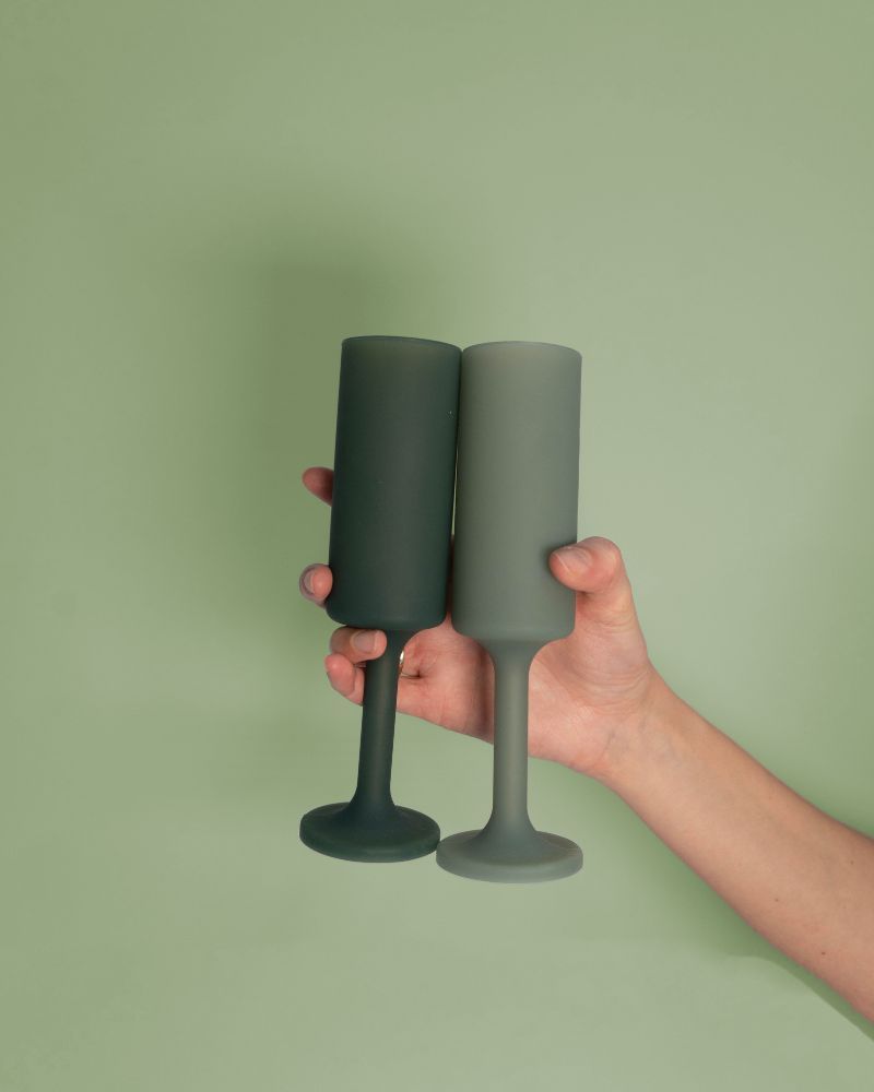 
                  
                    Sage + Olive | Seff | Silicone Unbreakable Champagne Flutes
                  
                