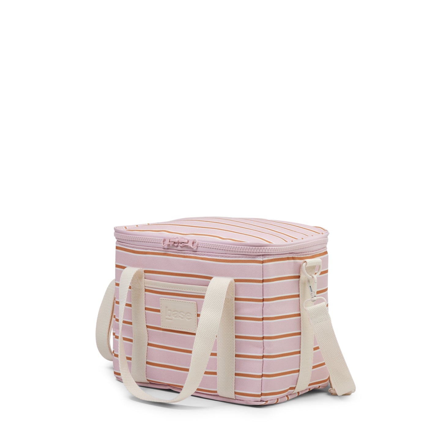 
                  
                    Lunch Base- Soft Pink/Rust Stripe
                  
                