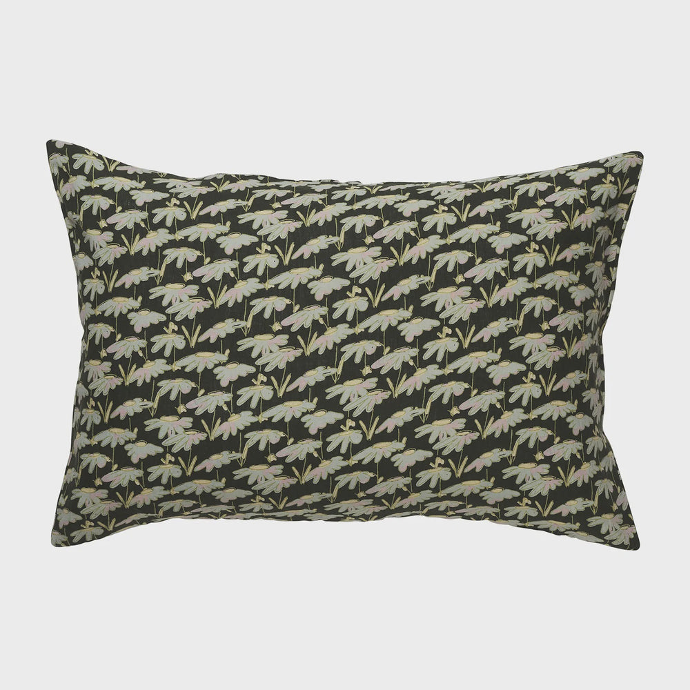 Hayle Linen Pillowcase Set- Forest