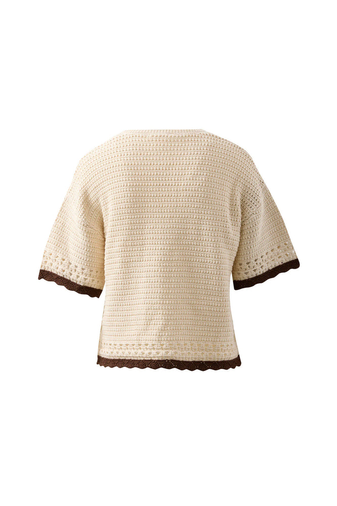 
                  
                    Blair Knit Tee- Ecru
                  
                