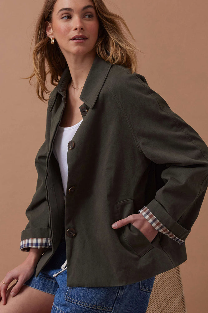 
                  
                    PIA SPRING COAT/OLIVE
                  
                