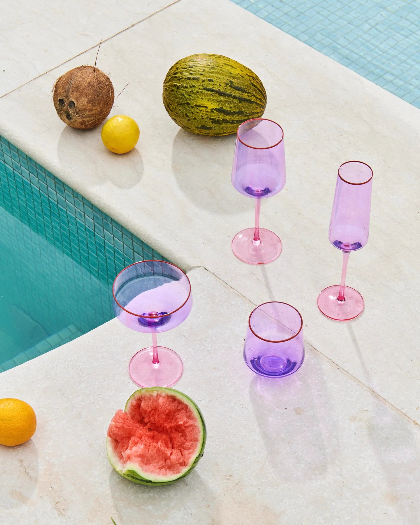 
                  
                    Lilac Colour Block Margarita Glass 2P Set
                  
                