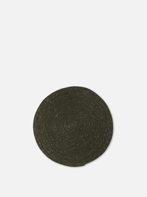 Woven Placemat Olive 34cm dia