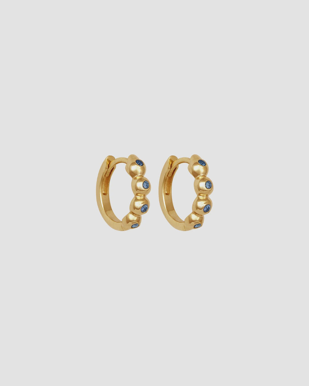 Ayana Huggies Topaz Gold Vermeil