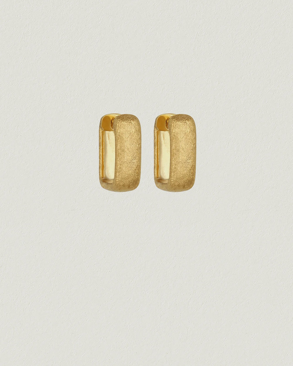 Alida Square Hoops Gold Vermeil - GOLD VERMEIL