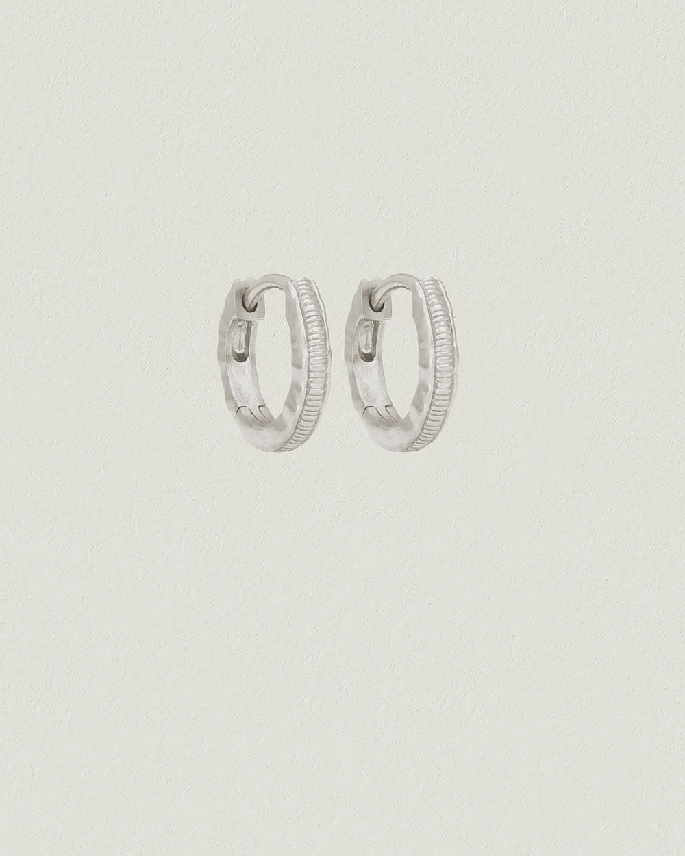 Arete Huggies Silver - STERLING SILVER