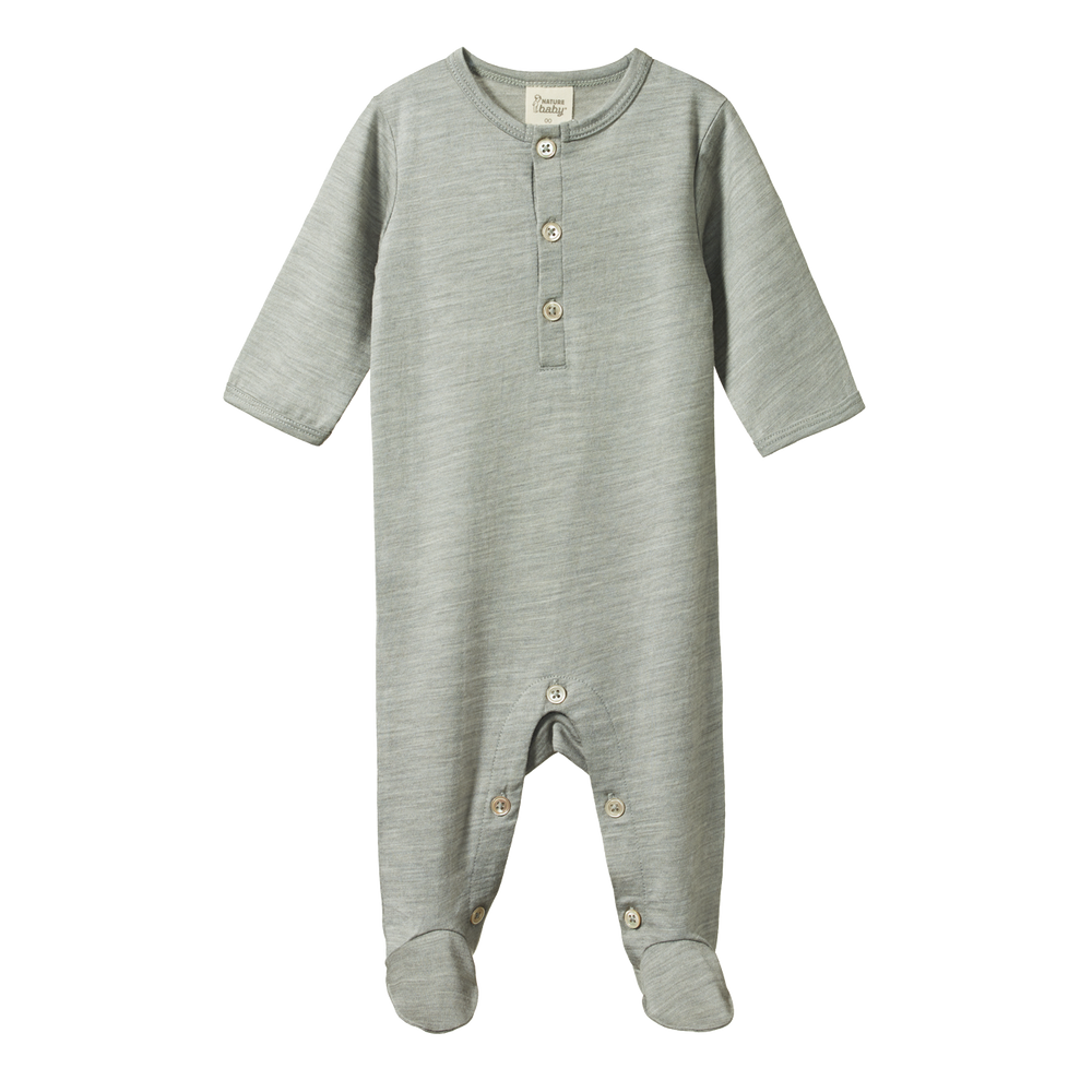 Merino Essential Stretch & Grow- Grey Marl