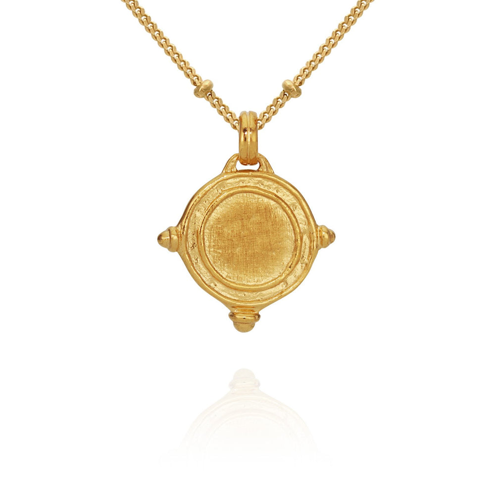 Petra Coin Necklace- Gold