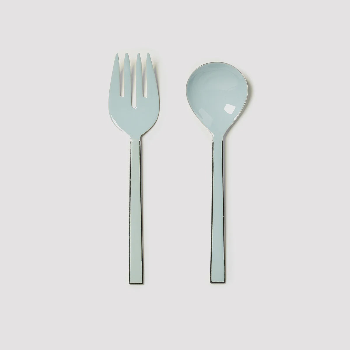 
                  
                    Enamel Powder Blue Salad Servers (Set of 2)
                  
                