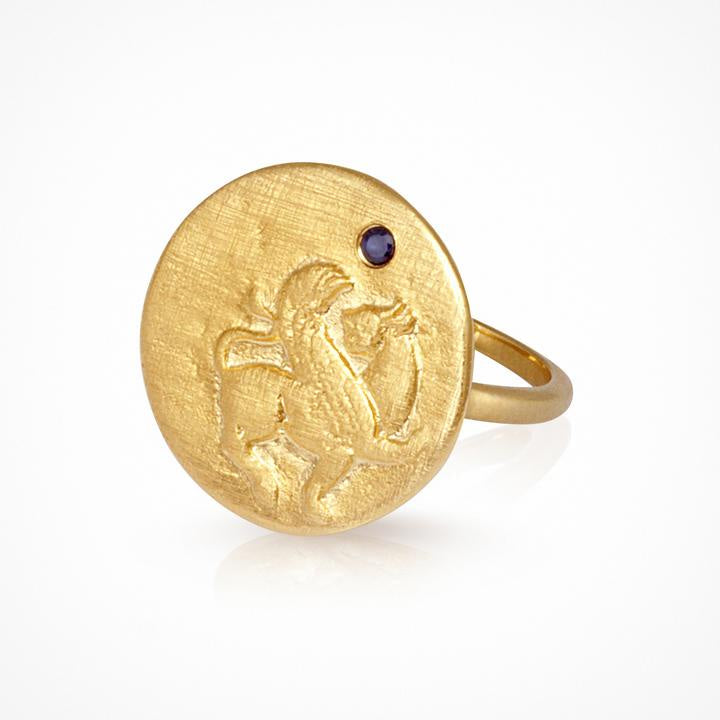 
                  
                    Temple of the Sun Arielle Ring Gold - The Artisan Storeroom
                  
                