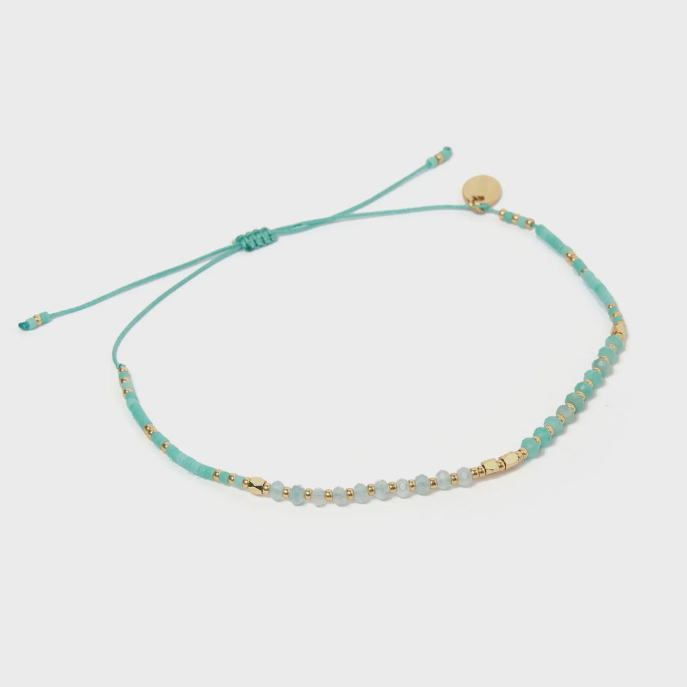 Pia Crystal Bracelet Blue Turquoise
