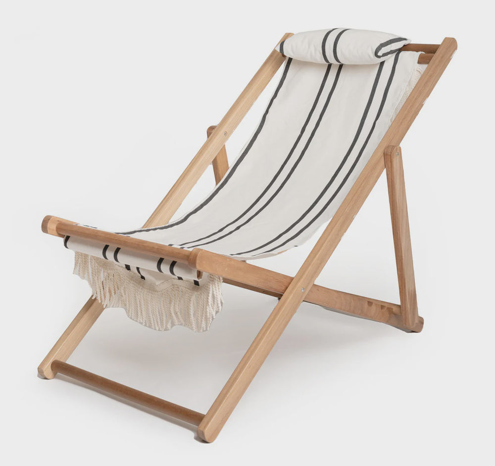 Sling Chair- Black Two Stripe
