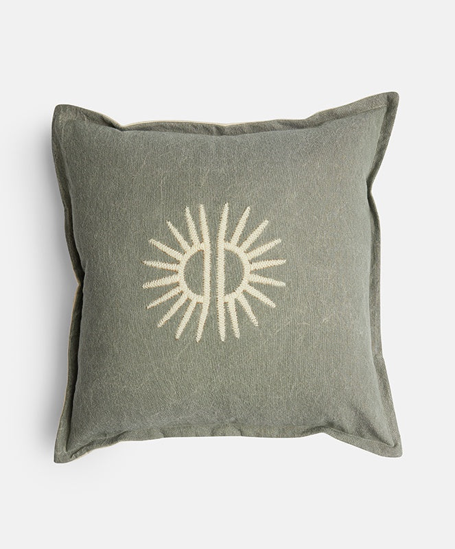 Sunrise Cushion- Olive
