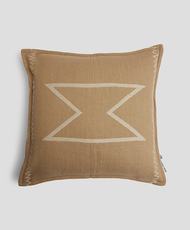 Haymaker Cushion- Toffee 55cm x 55cm