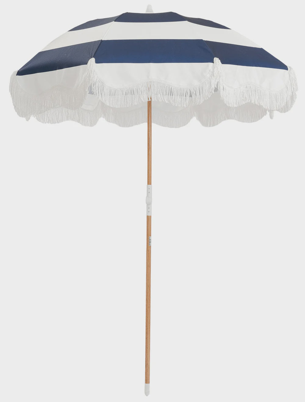 Holiday Beach Umbrella- Navy Capri Stripe