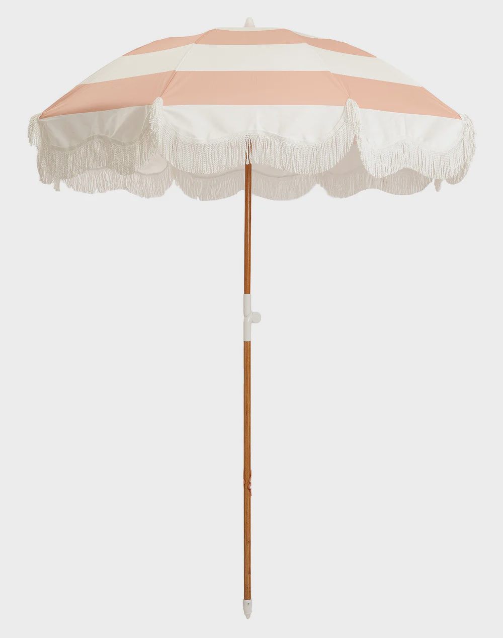 Holiday Beach Umbrella- Pink Capri Stripe