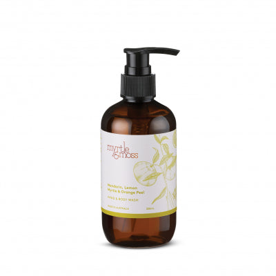 Myrtle and Moss Hand and Body Wash 250mL - The Artisan Storeroom