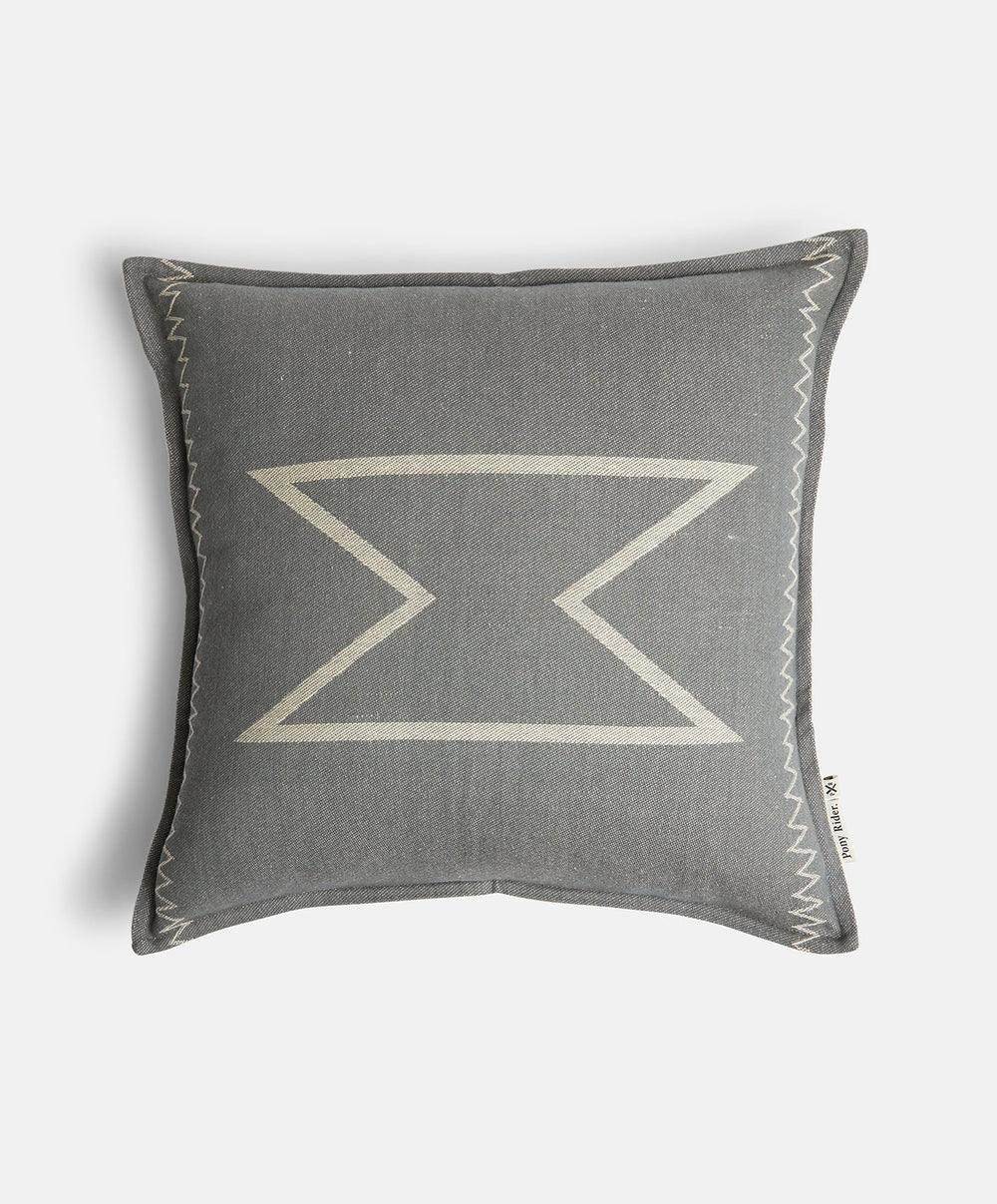 Haymaker Cushion I Slate I 55cmcm x 55cm