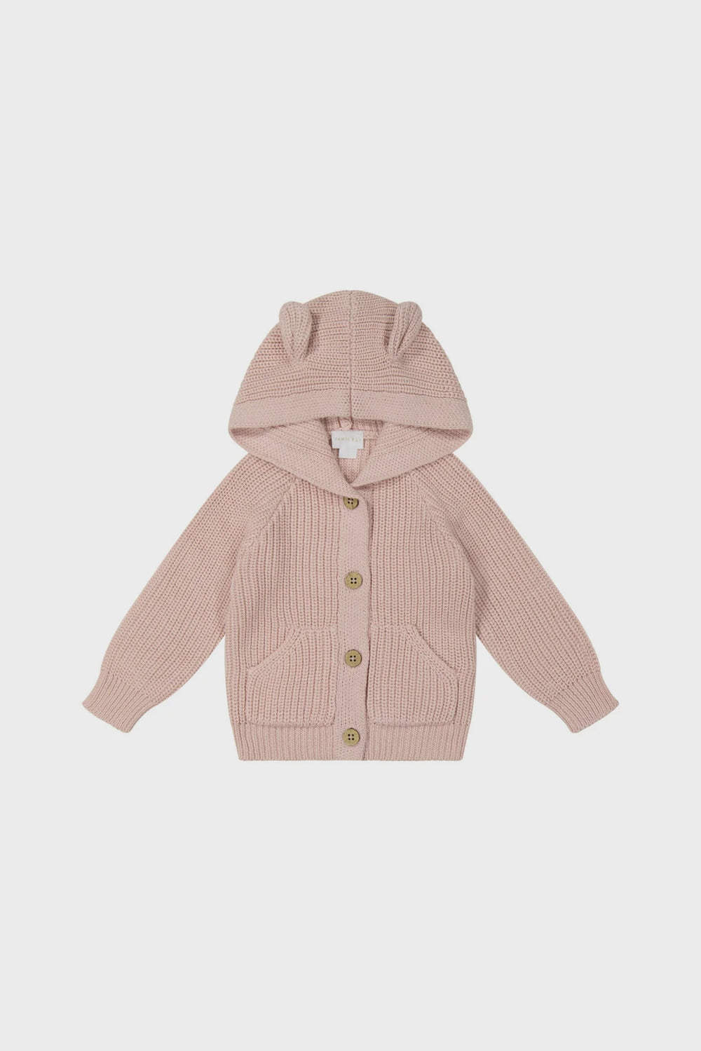 OG Bear Cardigan - Old Rose