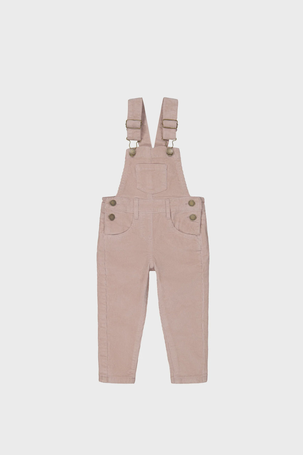 Jordie Cord Overall- Dusky Rose