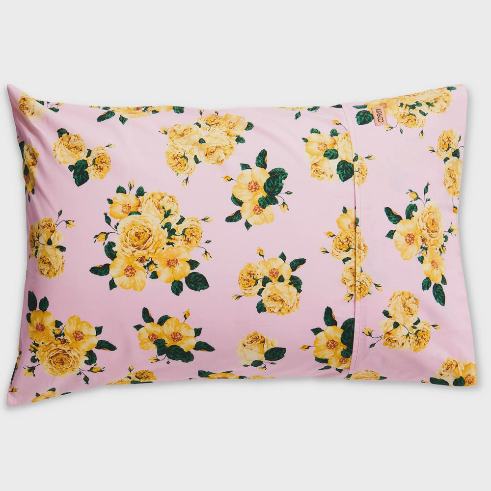 Rosie Posie Organic Cotton Pillowcases 2P