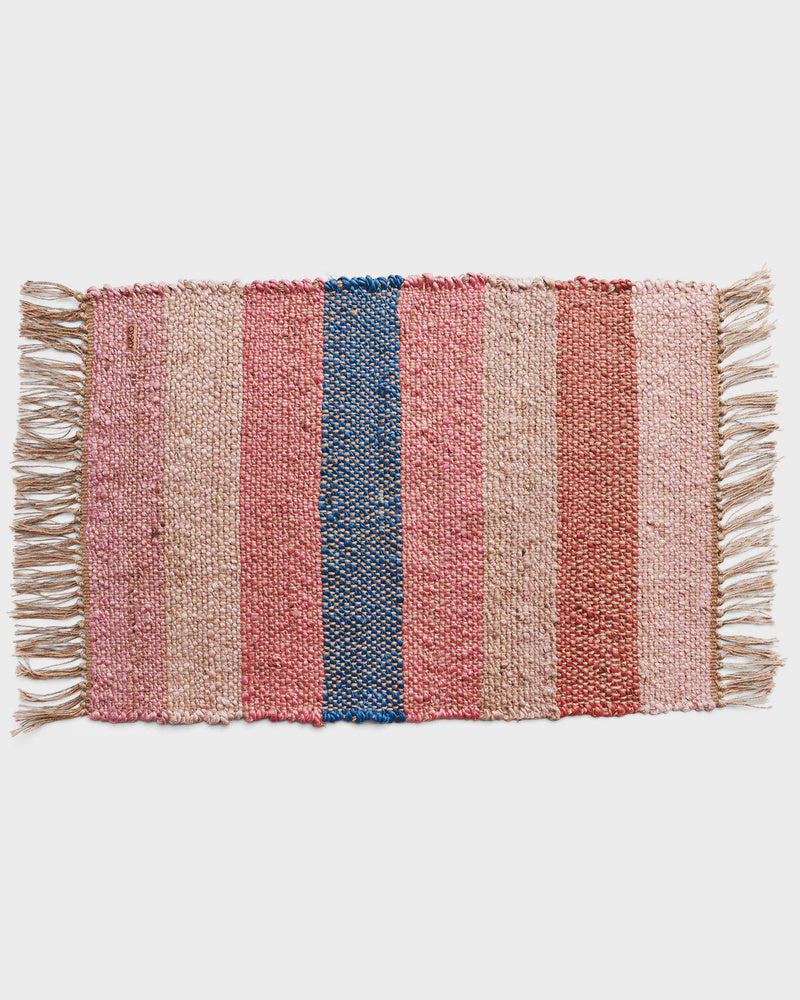 Cupid Stripe Jute Floor Mat