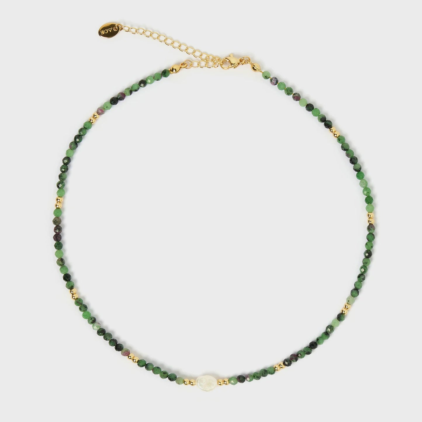 
                  
                    Mila Gemstone Necklace- CLINOZOISITE
                  
                