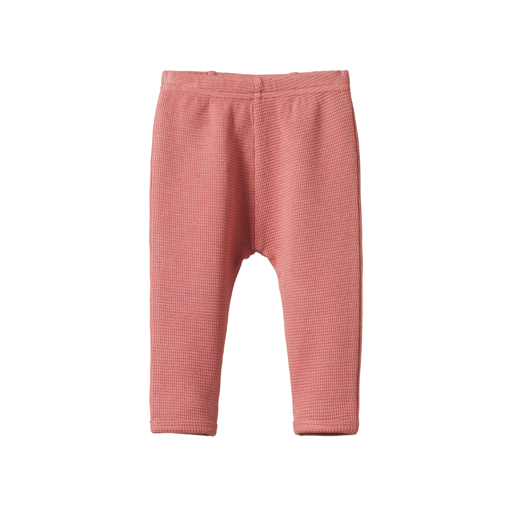 Selby Waffel Pants - Rose Clay