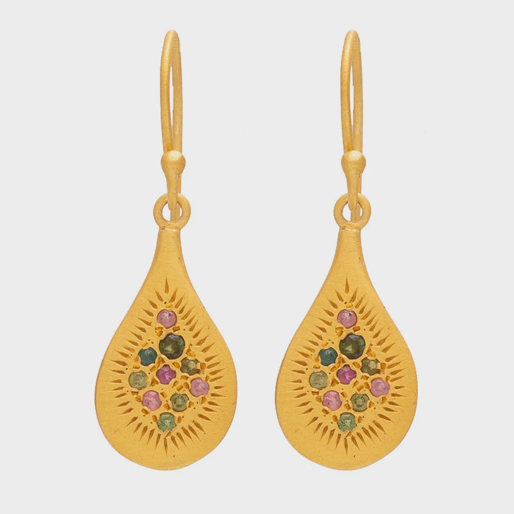 Multi Tourmaline Merzouga Earrings