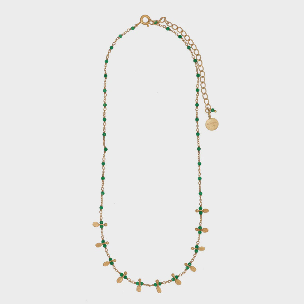 Green Aventurine Link Chain Necklace