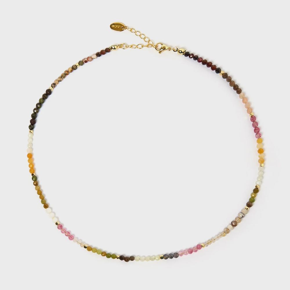 Saffron Gemstone Necklace
