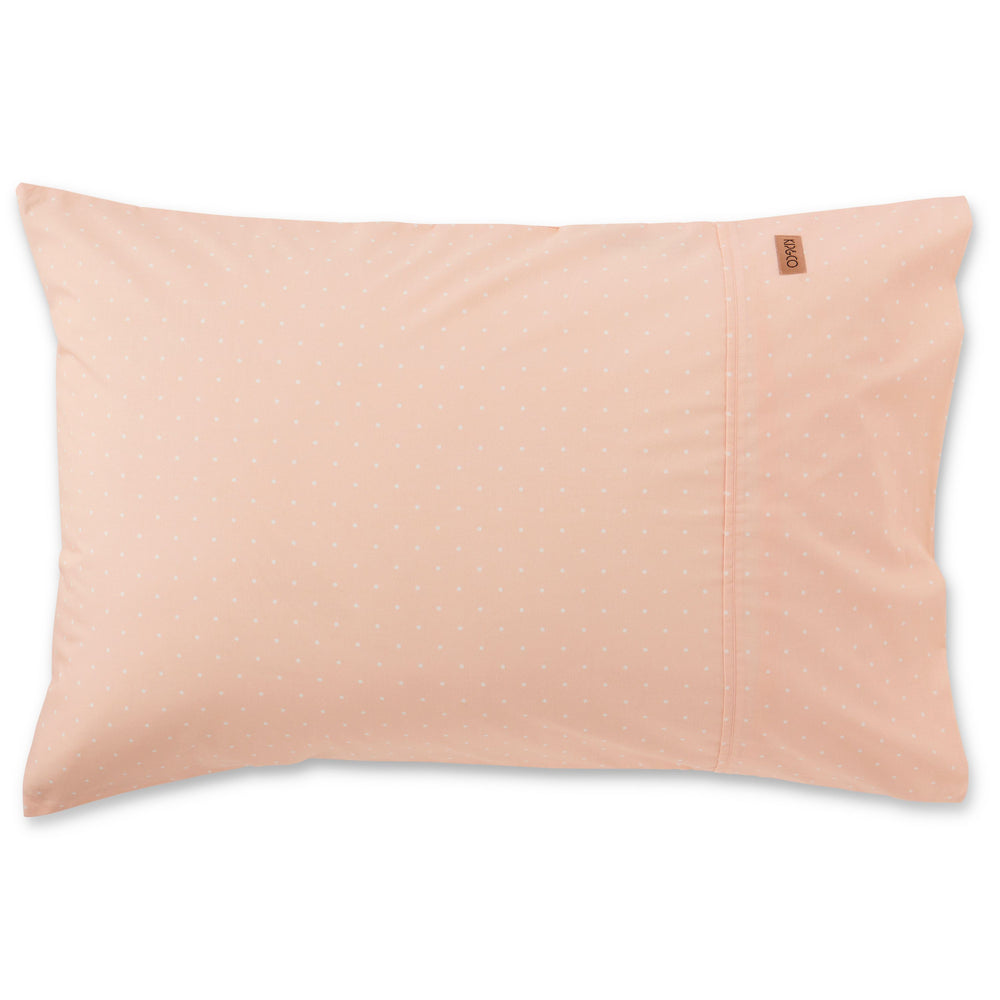 Teeny Weeny Peach Cotton Pillowcases 2P