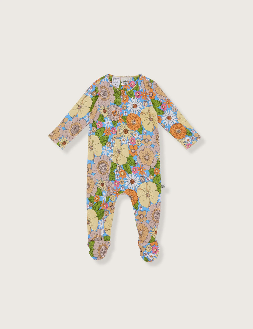 Zoe Floral Print Baby Romper