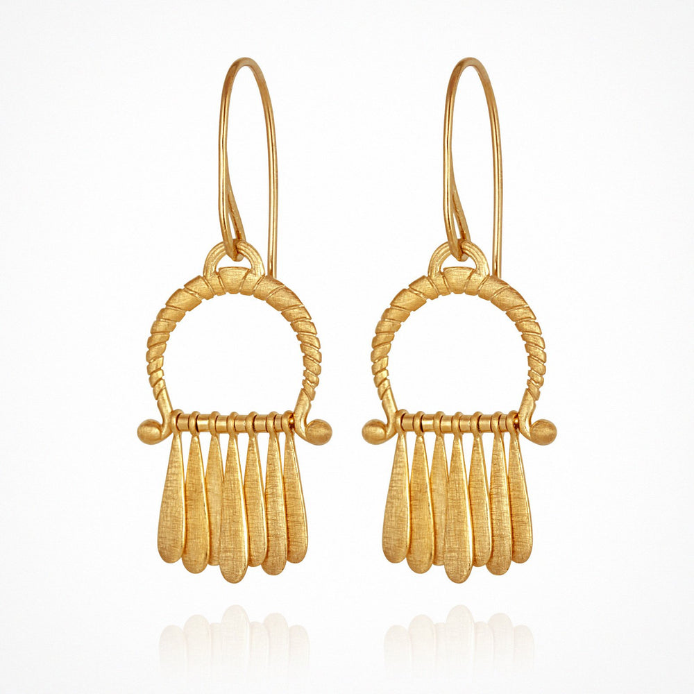 Arc Earrings Gold
